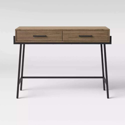 Threshold Corinna Wood Writing Desk with Drawers  - Lot 142