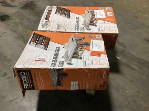 Lot of (2) 6.5 Amp Corded 7 in. Table Top Wet Tile Saw - Missing Some Hardware  - Lot 207