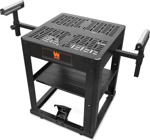 WEN MSA658T Multi-Purpose Rolling Planer and Miter Saw Tool Stand with Extension Rollers  - Lot 53