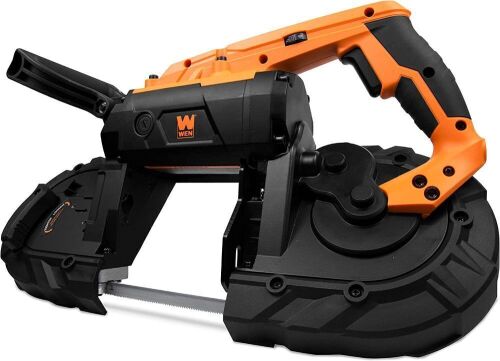 WEN 94396 10-Amp 5-Inch Variable Speed Handheld Portable Band Saw for Metal  - Lot 176