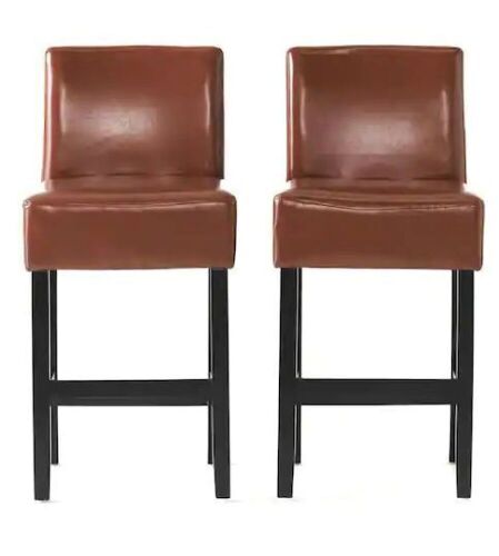 26" Hazelnut Counter Stools, Set of 2  - Lot 206