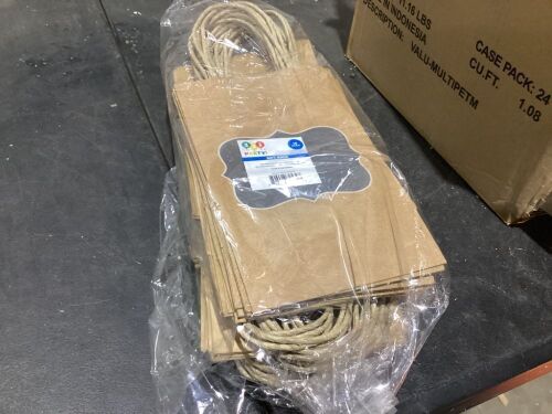 Case of (24) Paper Gift Bags, 10 ct  - Lot 934