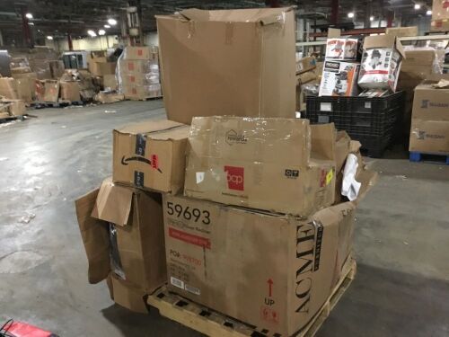 Pallet of Uninspected E-Comm Return Items  - Lot 1058