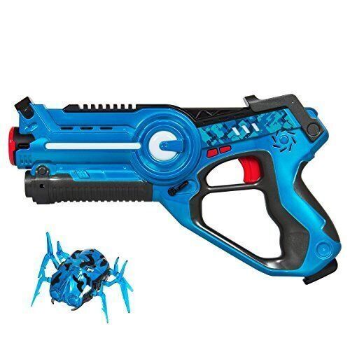 Lot of (3) Kids Laser Tag Blaster Set w/ Robot Bug, 4 Modes, Multiplayer, Tracker - Lot 241