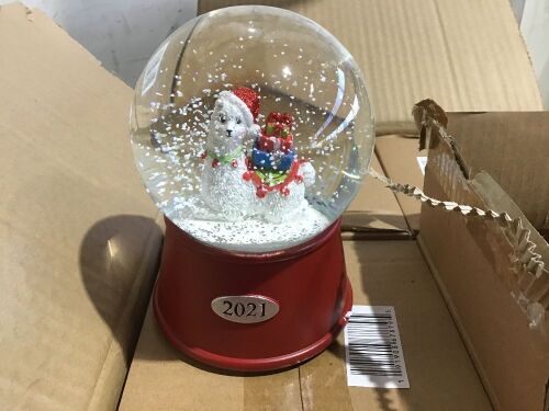 Case of (4) 2021 Snow Globes  - Lot 882