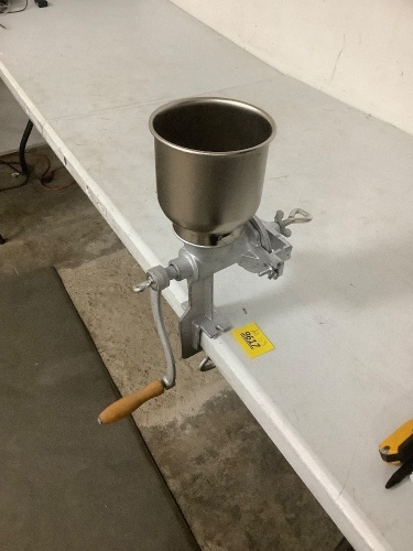 Aluminum Manual Grain Maker/Nut Mill Grinder - Lot 9617