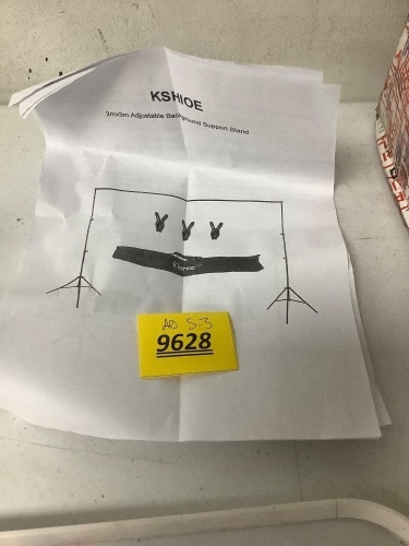 Kshioe 2x3m Adjustabnle Background Support Stand - Lot 9628