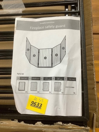 Fireplace Safety Guard - Lot 9633