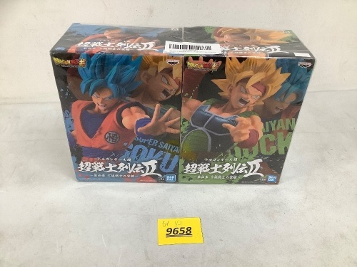 Set of 2 Banpresto DBZ Figures - Lot 9658
