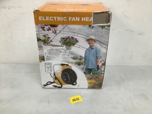 Electric GreenHouse Fan/Heater - Lot 9670