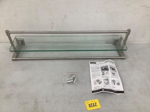 JKQ Brushed Metal Shelf - Lot 9717