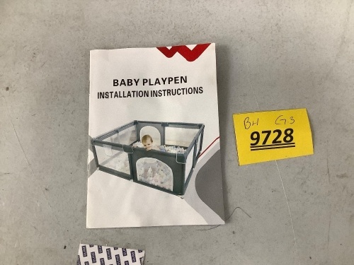 Baby Playpen - Lot 9728