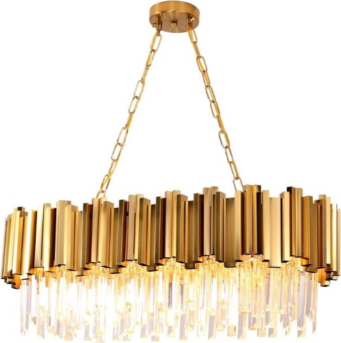 8 Light Modern Chandeliers Crystal Chandelier Pendant Lights Fixture for Dining Room, Bathroom, Bedroom, Living Room, Pool Table Light E12 Bulb Required - Lot 9695