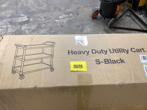 Heavy Duty Utility Cart S-Black - Lot 9696