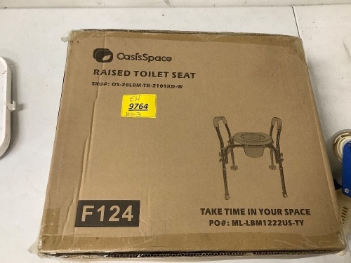 Oasis Space Raised Toilet Seat - Lot 9764