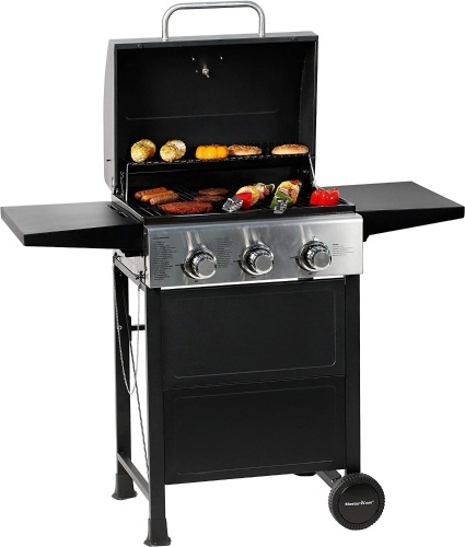 MASTER COOK 3 Burner BBQ Propane Gas Grill - Lot 9802
