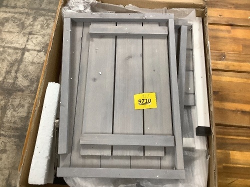 Wooden Box Cabinet - Lot 9710