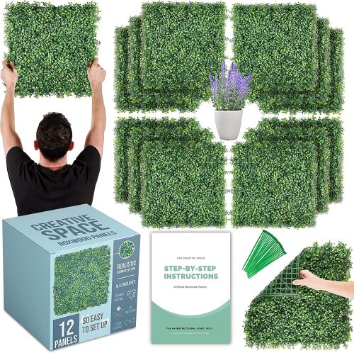 Artificial Grass Wall Panels Wedding Backdrop - Lot 9711