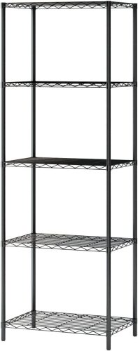 HOMEFORT 5-Tier Wire Shelving 5 Shelves Unit - Lot 9749