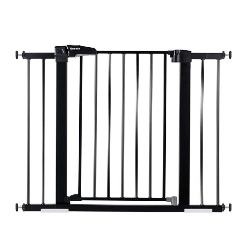 BABELIO 26-40 Inch Easy Install Extra Wide Pressure Mounted Metal Baby Gate - Lot 9776