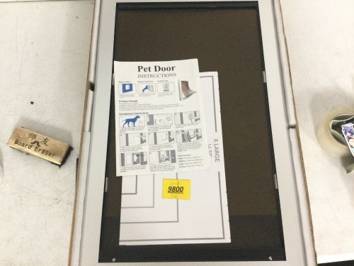 Pet Door - Lot 9800