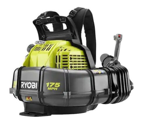 RYOBI 175 MPH 760 CFM 38cc Gas Backpack Leaf Blower - Display Model  - Lot 80