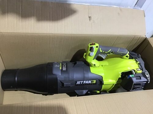 RYOBI 160 MPH 520 CFM 25cc Gas Jet Fan Blower - Has Compression, Not Tested Further - Lot 203