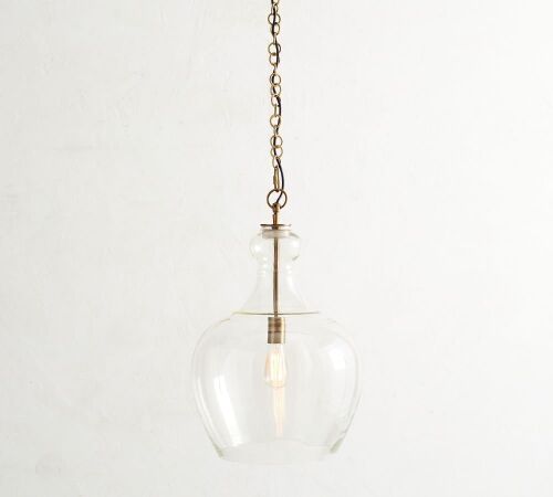 Flynn Recycled Glass Pendant Light  - Lot 640