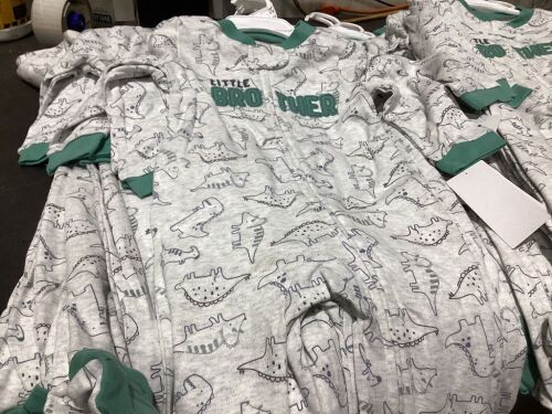 Lot of (6) Carters Just One You Little Brother Footed PJs, 9M - Lot 864