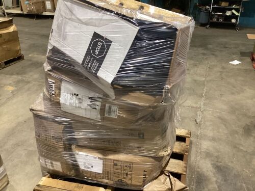 Pallet of E-Comm Return Gaming Chairs - May Be Incomplete or Broken - Lot 964