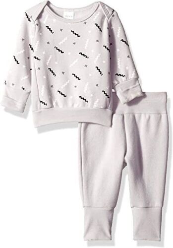 Case of (26) Hanes Ultimate Baby Flexy Adjustable Fit Jogger with Sweatshirt Set, 0-6M - Lot 404