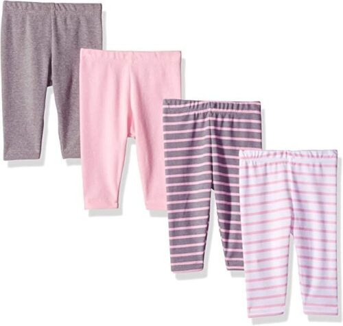 Case of (27) Hanes Ultimate Baby Flexy 4 Pack Knit Pants, 12-18M - Lot 654