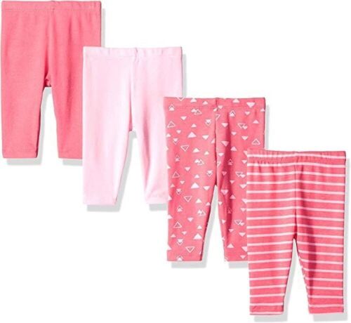 Case of (27) Hanes Ultimate Baby Flexy 4 Pack Knit Pants, 0-6M - Lot 613