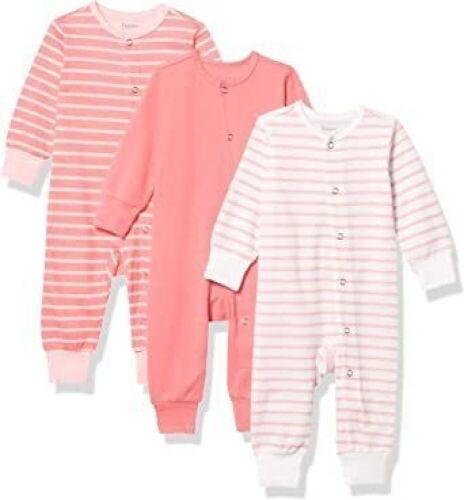 Case of (18) Hanes Ultimate Baby Flexy 3 Pack Sleep and Play Suits, 18-24M  - Lot 242