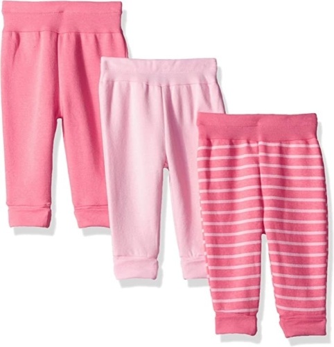Case of (29) Hanes Ultimate Baby Flexy 3 Pack Adjustable Fit Fleece Joggers, 6-12M   - Lot 1057
