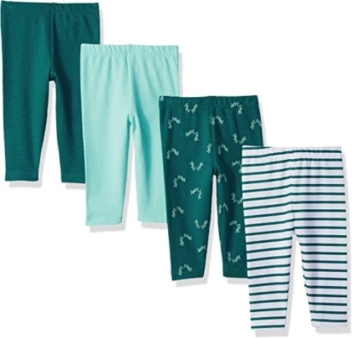 Case of (23) Hanes Ultimate Baby Flexy 4 Pack Knit Pants, 6-12M - Lot 1077