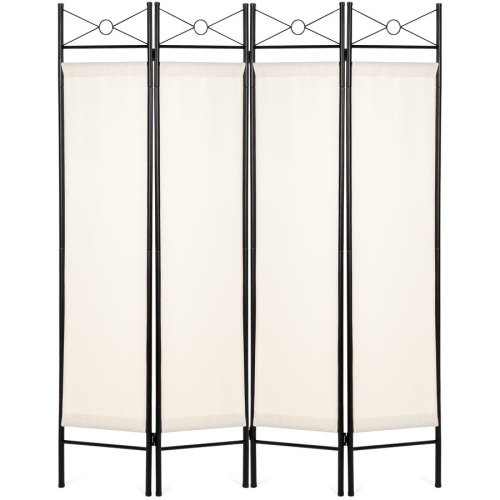 4-Panel Folding Privacy Screen Room Divider Decoration Accent, 6ft  - Lot 1041