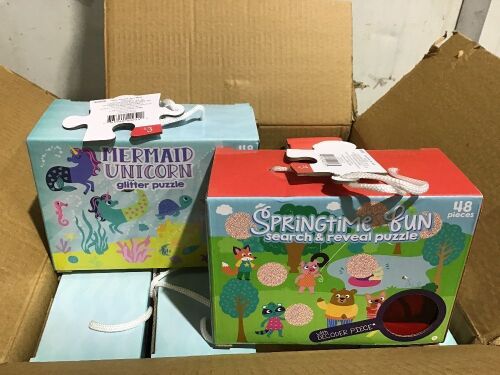 Case of (24) Assorted 48 Pc Puzzles  - Lot 492