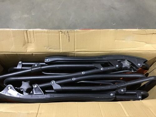 Set of 2 Adjustable Zero Gravity Patio Chair Recliners w/ Cup Holders  - Lot 737