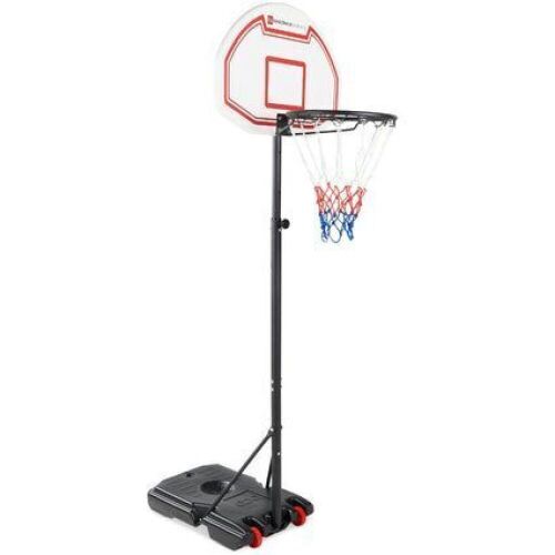 Kids Height-Adjustable Basketball Hoop, Portable Backboard System w/ Wheels  - Lot 153