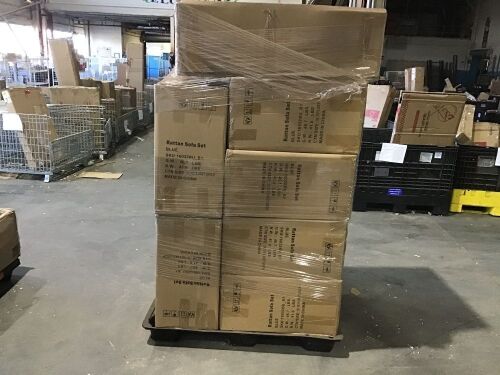 Pallet of Uninspected Mixed Outdoor Furniture Parts & Pieces  - Lot 523
