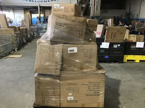 Pallet of Uninspected Mixed Outdoor Furniture Parts & Pieces  - Lot 721