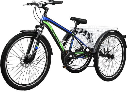 Barbella Adult Mountain Bike Tricycle with Basket - Lot 106
