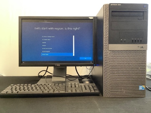 Dell OptiPlex 980 Tower Computer w/ Dell Monitor, Keyboard & Mouse - Lot 28