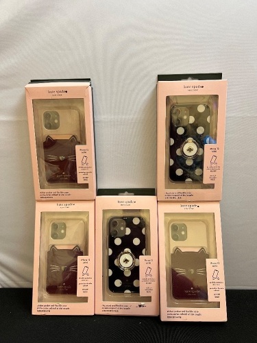 Lot of (5) Kate Spade iPhone Mini 12 Cases - Lot 84