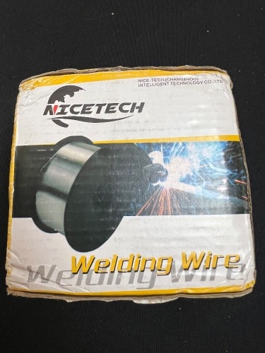 NICETECH ER308L Stainless Steel MIG Welding Wire .030-Diameter, 2 lbs Spool, Silver - Lot 130