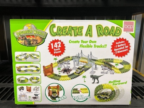 Dinosaur World Create A Road Playset - Lot 187