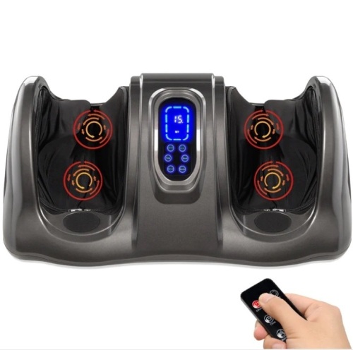 Therapeutic Foot Massager w/ High Intensity Rollers, Remote, 3 Modes - Lot 270