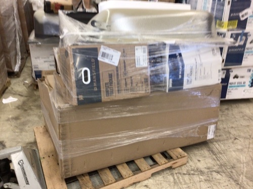 Liquidation Salvage Pallet - 2 Tubs & 2 Toilets - Lot 400E