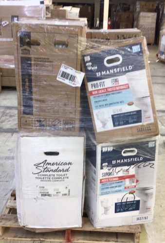 Liquidation Salvage Pallet - Bathroom Fixtures - Lot 432